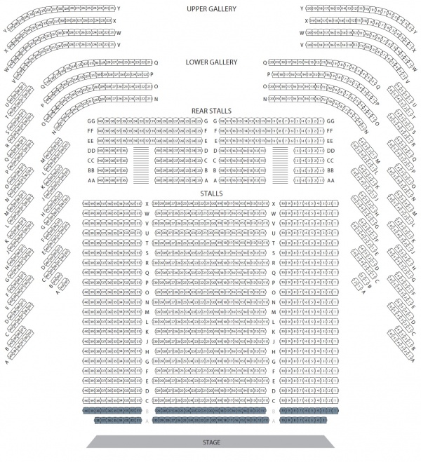 Seating Plan » Perth Concert Hall